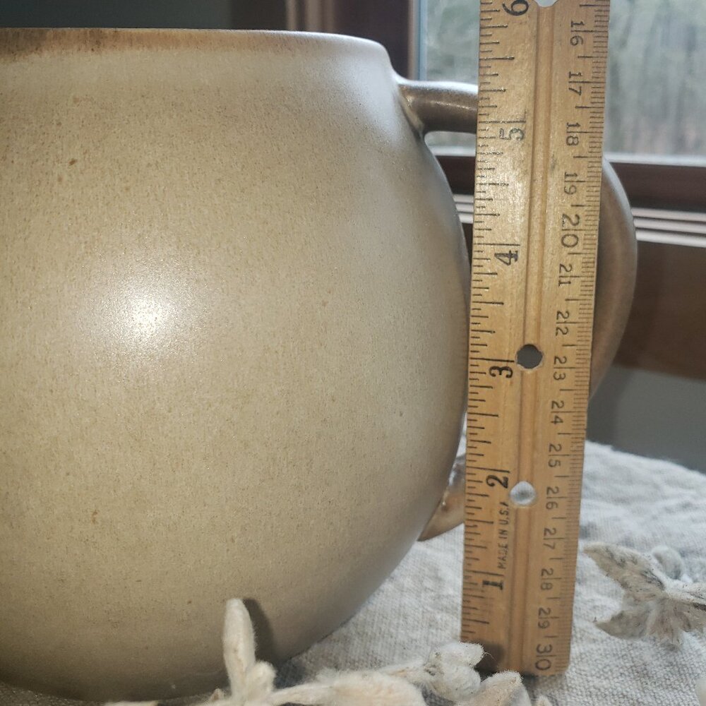 Crown & Ivy Home Stoneware Pitcher Indigo Desert - Sand Matte NWT - Picture 6 of 8